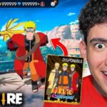 Cómo conseguir nuevos trajes de Naruto GRATIS en Free Fire: giros, recompensas y evento especial